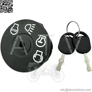 Ignition Switch with Key 4-Position 7-Terminals for Husqvarna Craftsman Dixon CubCadet 175566 532175566 163968 925-1741 John Deere GY20074 L105 L100 L110 Lawn Mower (532175566-7 Terminals)