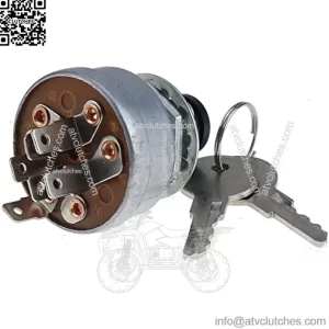 Starter Ignition Switch AM101561 TCA22740 TCA15075 Compatible with John Deere 130 160 165 170 175 180 185 240 245 260 265 285 320 500 737 F 910 912 915 925 930 X700 Tractor Lawn Mower