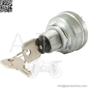 Replacement for Compatible with New Ignition Key Switch Fits John Deere 1200 1200A Bunker/Field Rakes
