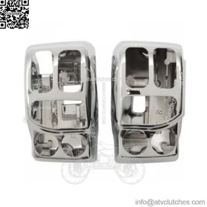 Chrome Handlebar Switch Button Housing Bar Hand Control Set Harley 14+ Touring (For: Harley-Davidson)