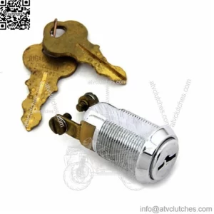 Chrome Mini Miniature On/Off Switch Lock Chicago Keys Harley Chopper Rigid NOS (For: Harley-Davidson)
