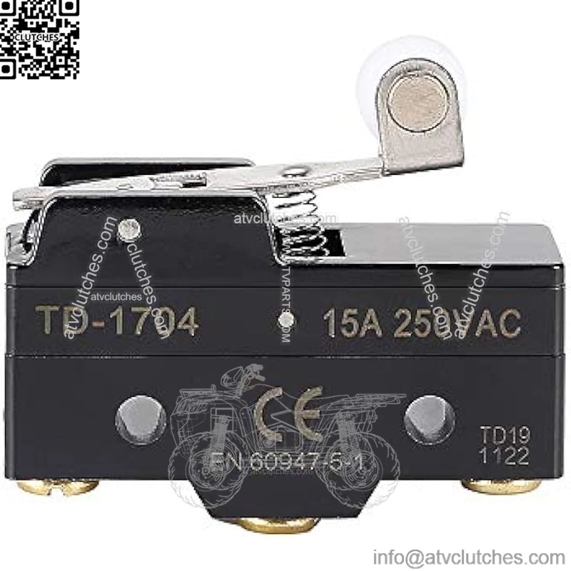 Golf Cart Accelerator Micro Switch,3 Terminal Micro Switch with Roller for EZGO (Gas 1983-1994) TXT Marathon Golf Carts,relpace OEM:10606G1, 10606G2, 17928G1, 31535G1