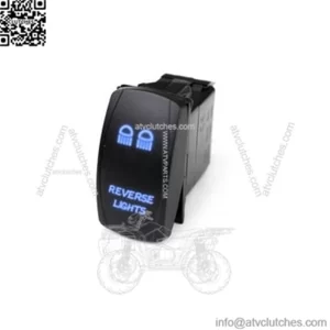 LED Rocker Switch With Blue LED Radiance Reverse Lights