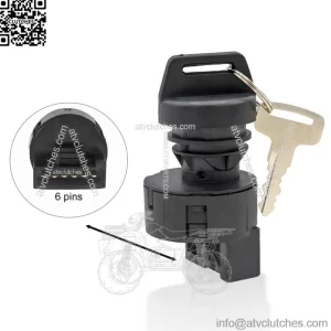 IGNITION KEY SWITCH FOR POLARIS RANGER 400 500 570 800 4X4 CREW RZR 4 800 570