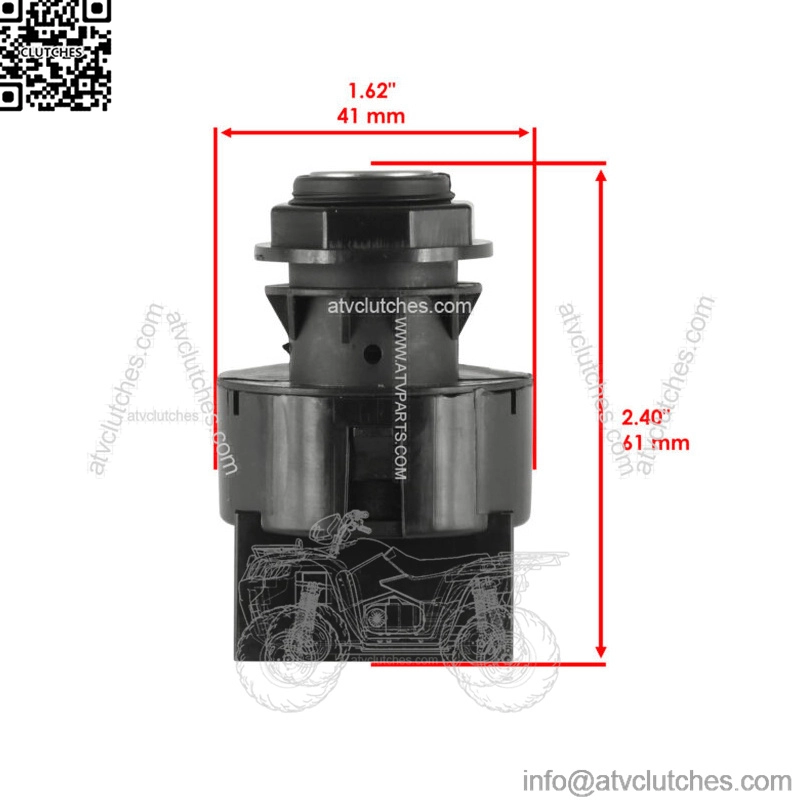 Ignition Key Switch for Polaris Sportsman 800 EFI HO X2 2005 2006-2009 Atv New (For: Polaris Sportsman 800) - Image 2