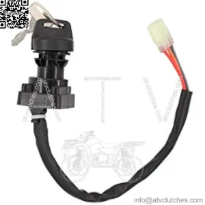 Ignition Switch w/Keys for Suzuki Ozark 250 LTF250 2x4 Quadrunner 500 LTF500F 4x4 Quadsport Z400 LTZ400 Quadsport Z250 LTZ250 Quadmaster 500 LTA500F