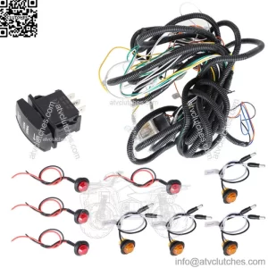 Street Legal LED Rocker Switch Turn Signal Kit For Kawasaki Teryx4 750 800 (For: More than one vehicle)