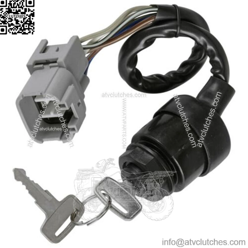 Ignition Switch w/ 2 Keys For Kawasaki Mule Pro Series Replaces 27005-0643 (For: More than one vehicle) - Image 2