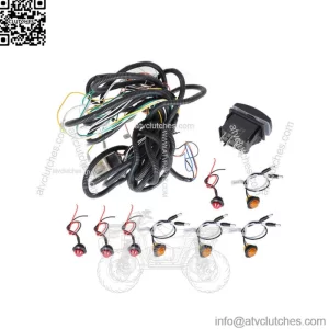 Universal Rocker switch Turn signal Lamp Kit Horizontal switch Backlight(For: More than one vehicle)