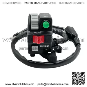Left Handlebar Switch Start Stop Headlight for Kawasaki Prairie 300 360 400 KVF