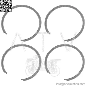 Front & Rear Control Arm Spiral Ring For Polaris RZR XP 4 Turbo 18-2021/ 7710869