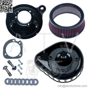 S&S Cycle Mini Teardrop Stealth Air Cleaner Kit For Harley