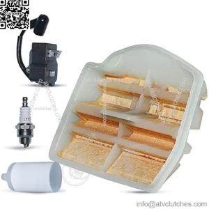Ignition Coil Air Filter Fuel Kit For Husqvarna 445 450 445e544080803, ignition coil, air filter, fuel filter, spark plug