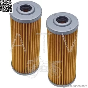 2 Pack MIU804763 Fuel Filter Replace John Deere M801101 CH10479 8970713480 MIU804763 Fits John Deere 655 755 756 770 790 850 855 900 950 1050 X495 X595 X750 X950 1025R 2320 Series Tractors