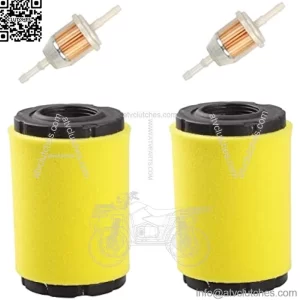 Air Filter for Husqvarna YTA18542 YTA24V48 YTH18542 YTH2348 YTH24V48 YTH24V54 YTA22V46 YTH22V46 Z246 Z254 Mower w/ 17.5hp 19.5hp 20hp 21hp B&S Engine (Pack of 2)