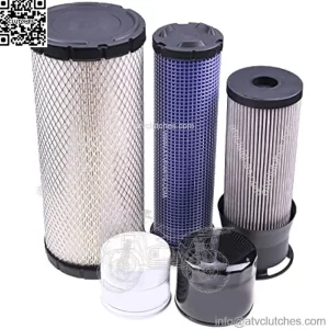 Filter Kit LVA21202 LVA14895 Compatible with JD Compact Tractor 3120 3320 3520 3720 4105