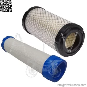 Inner Outer Air Filter for John Deere HPX615E HPX815E / Military 4X4 6X4 Gator