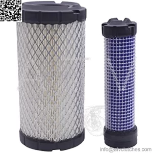 Inner & Outer Air Filters Set M113621 M123378,Air Filter Element Compatible with 1023E 1026R 1200 1720 1725 2030A 2210 2500,Replaces Kawasaki 11013-7029 11013-7048