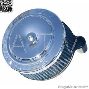 ACM Black Sucker High Flow Air Cleaner Filter Chrome STREET GLIDE Cover Harley (For: Harley-Davidson)