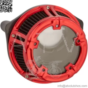 Arlen Ness Red Big Sucker Method Air Cleaner Filter Harley Touring Softail Dyna (For: Harley-Davidson)