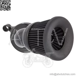 Arlen Ness Velocity 65?? Air Cleaner Filter Kit Black Harley XL Sportster 91+ Ev (For: Harley-Davidson)