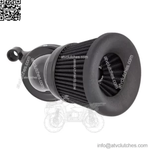 Arlen Ness Velocity 65?? Air Cleaner Filter Kit Black Harley Big Twin Cam 99-17 (For: Harley-Davidson)