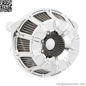Arlen Ness 10 Gauge Inverted Air Cleaner Filter Chrome Harley 2017+ M-Eight M8 (For: Harley-Davidson)
