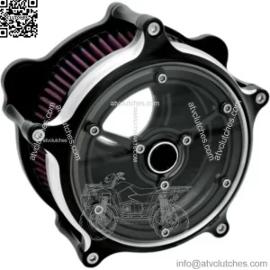 Roland Sand Black Clarity Contrast Air Cleaner Filter Harley Touring Softail M8 (For: Harley-Davidson)