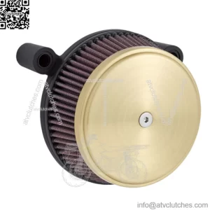 Arlen Ness Stage I Air Cleaner Filter Sucker Kit Brass Harley XL Sportster 88+ (For: Harley-Davidson)