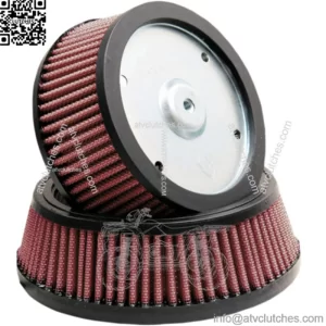 Arlen Ness Stage 1 Big Billet Sucker Red Replacement Air Filter Harley Touring (For: Harley-Davidson)