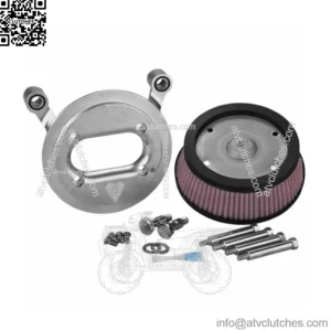 Arlen Ness Natural Big Sucker Air Cleaner Filter Kit Harley Early EFI Touring (For: Harley-Davidson)