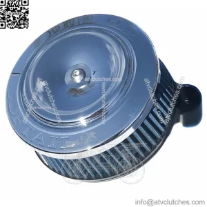 Black Sucker High Flow Air Cleaner Intake Filter Chrome SOFTAIL Cover Kit Harley (For: Harley-Davidson)