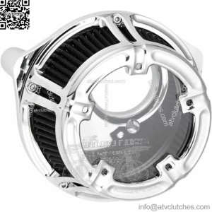 Arlen Ness Chrome Stage 1 Big Sucker Method Air Cleaner Filter Kit 2017+ Harley (For: Harley-Davidson)