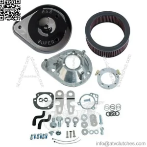 Cycle Black Teardrop Air Cleaner Filter kit Intake 2017+ Harley Sportster XL (For: Harley-Davidson)