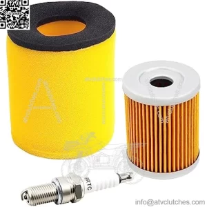 13781-19B00 Air Filter/Oil Filter/Spark Plug kits Compatible With Suzuki 1987-2002 Quadrunner 250 2x4 4X4ح1991-2002 King Quad 300 4X4ح1991-2002 King Quad 300 ATV