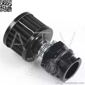 Valve cover connector with air filter