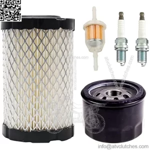 796031 Air Filter Tune Up Kit, Compatible with Briggs and Stratton 591334 492932 696854; John Deere D100 D110 D125 D130; Husqvarna YTH22V46 YTH24V48 YTA22V46; Lawn Mower Oil Filter