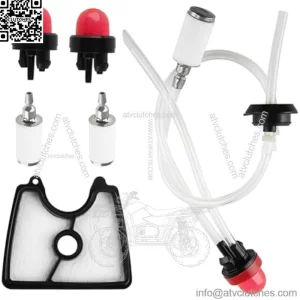 581798001 125B Fuel Line 545112101 Air Filter Spline Carburetor Adjustment Tool kit for Husqvarna 125B 125BVX 125BX 28CC 170 MPH Leaf Blower Jonsered B2126 BV2126 Blower
