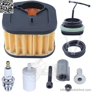 Air Fuel Filter Spark Plug Kit For Husqvarna 385 390 385XP 390XP Chainsaw Parts, 1 x Air Filter, 1 x Fuel Cap, 1 x Catcher, 1 x Spark Plug, 1 x Fuel Line, 1 x Fuel Filter