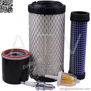 New Service Tune Up Kit #LG258 Compatible with JD TX Turf 4X2 Gator CS CX TS Kawasaki KHI FJ400D-AS04 FJ400D-BS04 FJ400D-CS04 FJ400D-DS04 engines