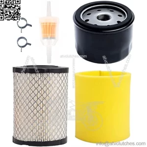 Z335E Air Filter Oil Filter Tune Up Kit for John Deer Z335E Z345R Z225 Z355R Z345M Z355E E120 Z235 Z345 LT150 46???? 48???? Mower w/ 17.5hp 19.5hp 20hp 21hp B&S Engine