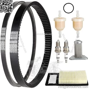 Golf Cart EZGO Tune Up Kit w/Drive Belt & Starter Gen.Belt for EZGO TXT Medalist 1994-2005 with 295/350cc 4 Cycle Robins Motor