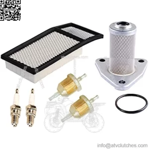 72368G01 Air Filter 26591G01 Oil Filter 72084-G01 Fuel Filter Spark Plug Kit Replacement for EZGO TXT, Medalist 4 Cycle 295cc / 350cc Golf Cart 1994-2005 Replacement Parts