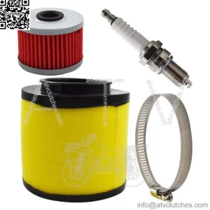 For 1988-2000 Honda FourTrax 300 TRX300 Air Oil Filter Spark Plug Tune Up Kit (For: Honda)