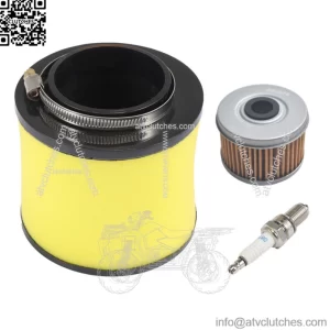 For 1988-2000 Honda FourTrax 300 TRX300 Air Oil Filter Spark Plug Tune Up Kit