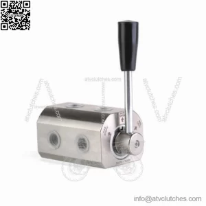 Hydraulic 6-Way Diverter Valve with Steel Body - Selectable Flow Control for Tractor/UTV Systems