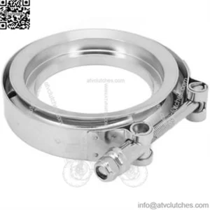 S369 SX-E S200 S300 Turbo stainless steel flange clamp set 3/3.5 inch