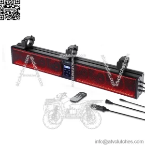 33 in 8 Speaker Louder RGB UTV Sound Bar Wirele Sound System Fo Polaris Can am
