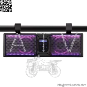 16in ATV UTV Sound Bar RGB Light Speaker System Wirele IPX5 Rated Weatherproof