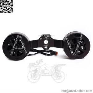 Love Jugs Cool-Master Engine Horn Mounted Cooling Fan Flat Black Harley CMBKF (For: Harley-Davidson)
